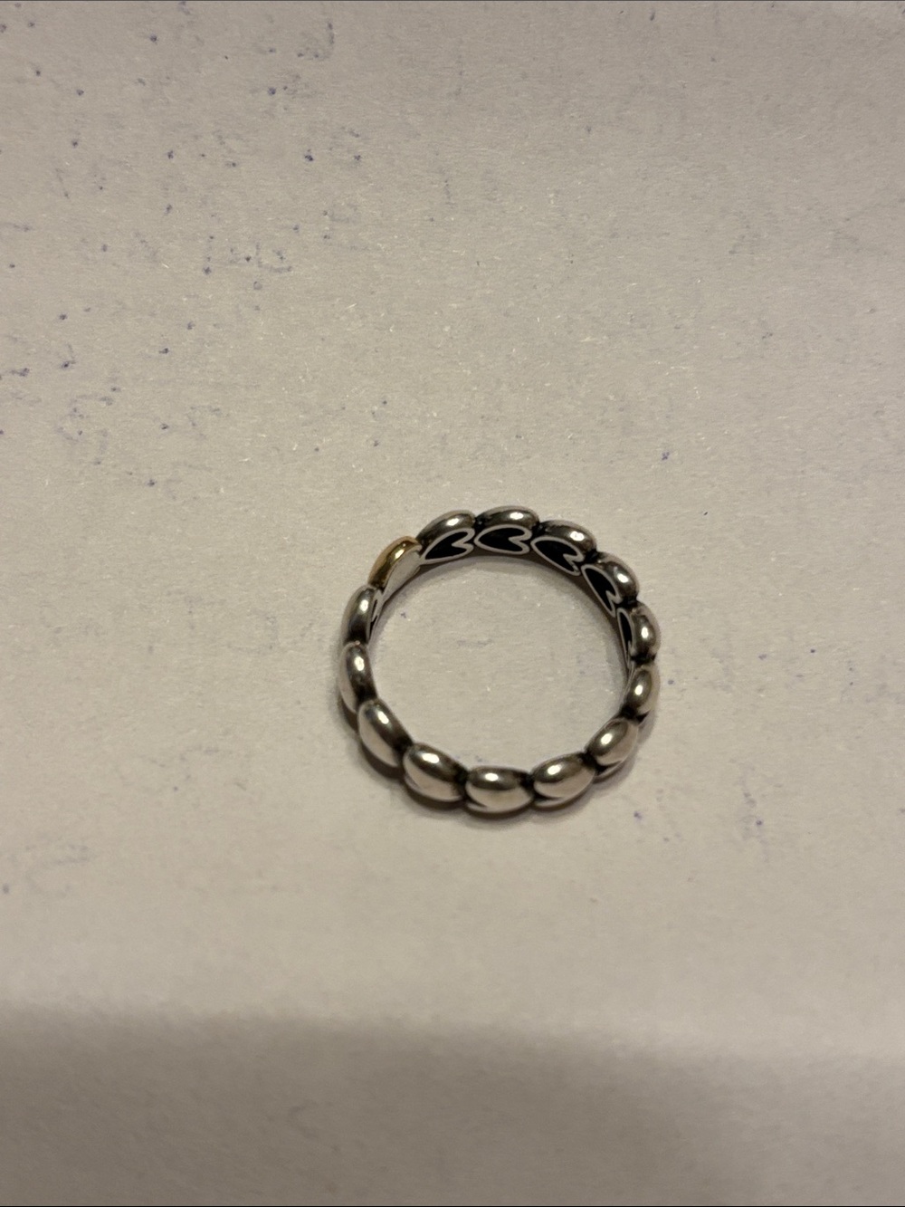 Pandora Heart Stack Ring ‘One True Love’ - Picture 3 of 5